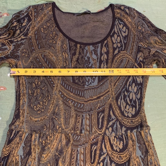 Peruvian Connection Green and Gold Maxi Dress - Picture 16 of 16